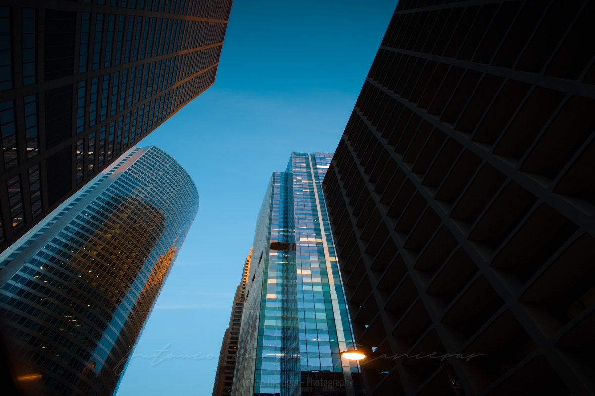 Buildings under blue sky